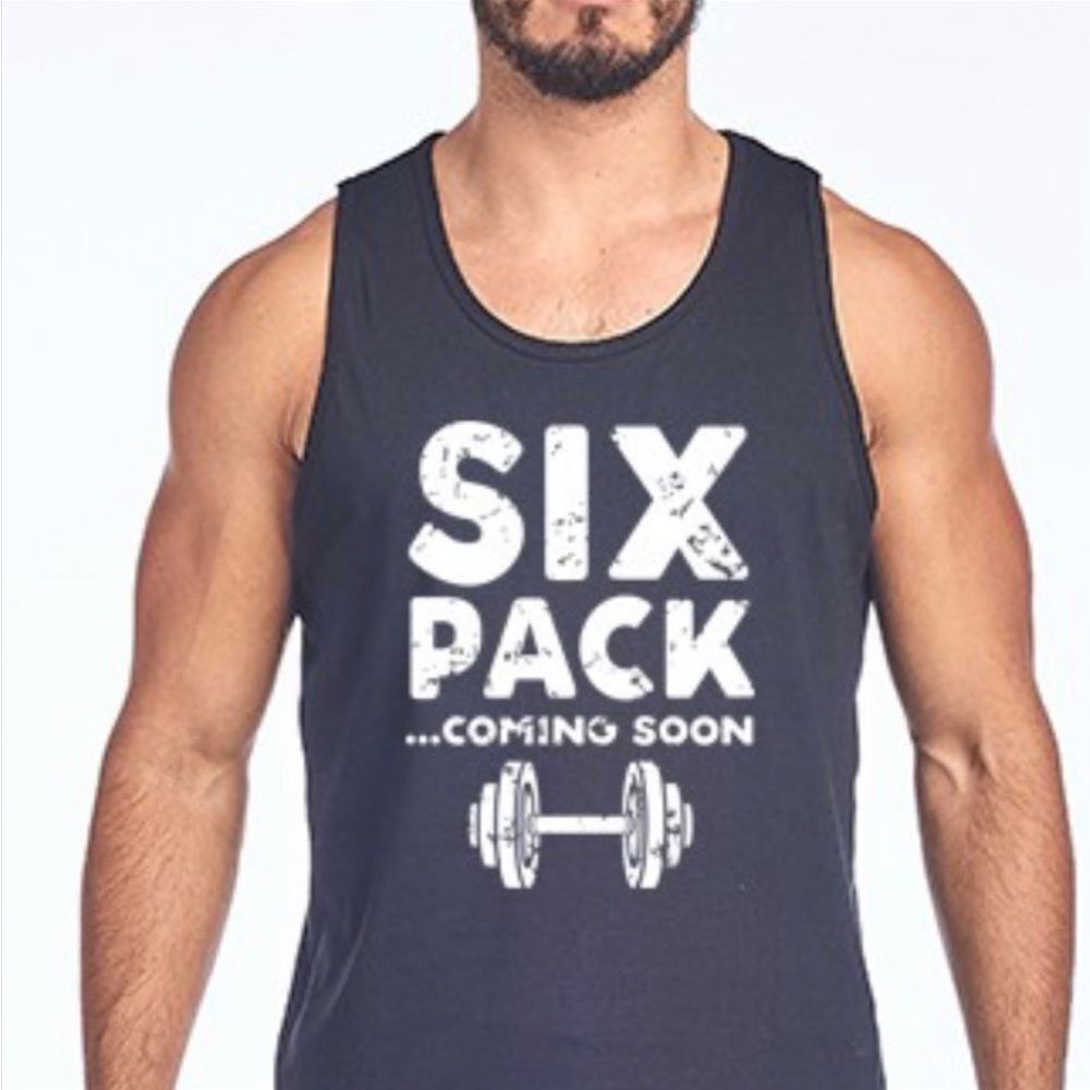 “Six Pack Coming Soon” Tank Top